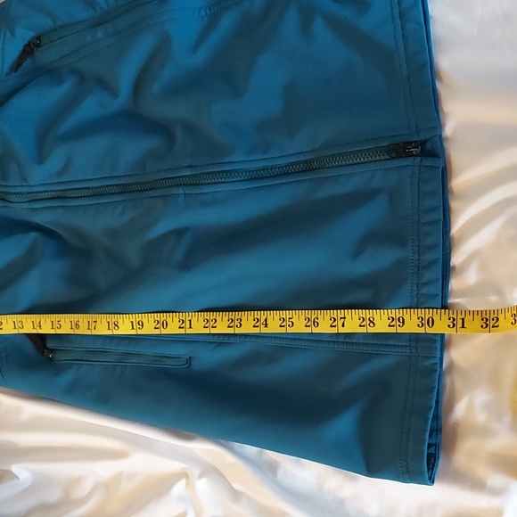 Eddie Bauer Women's Coat Teal Detachable Hood Fleece Lined Size MP - Picture 9 of 13